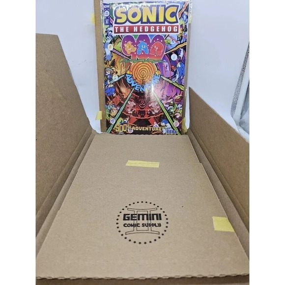 SONIC THE HEDGEHOG'S 900TH ADVENTURE - 1:50 GRAY VARIANT - 2023 IDW NM! - Picture 2 of 8